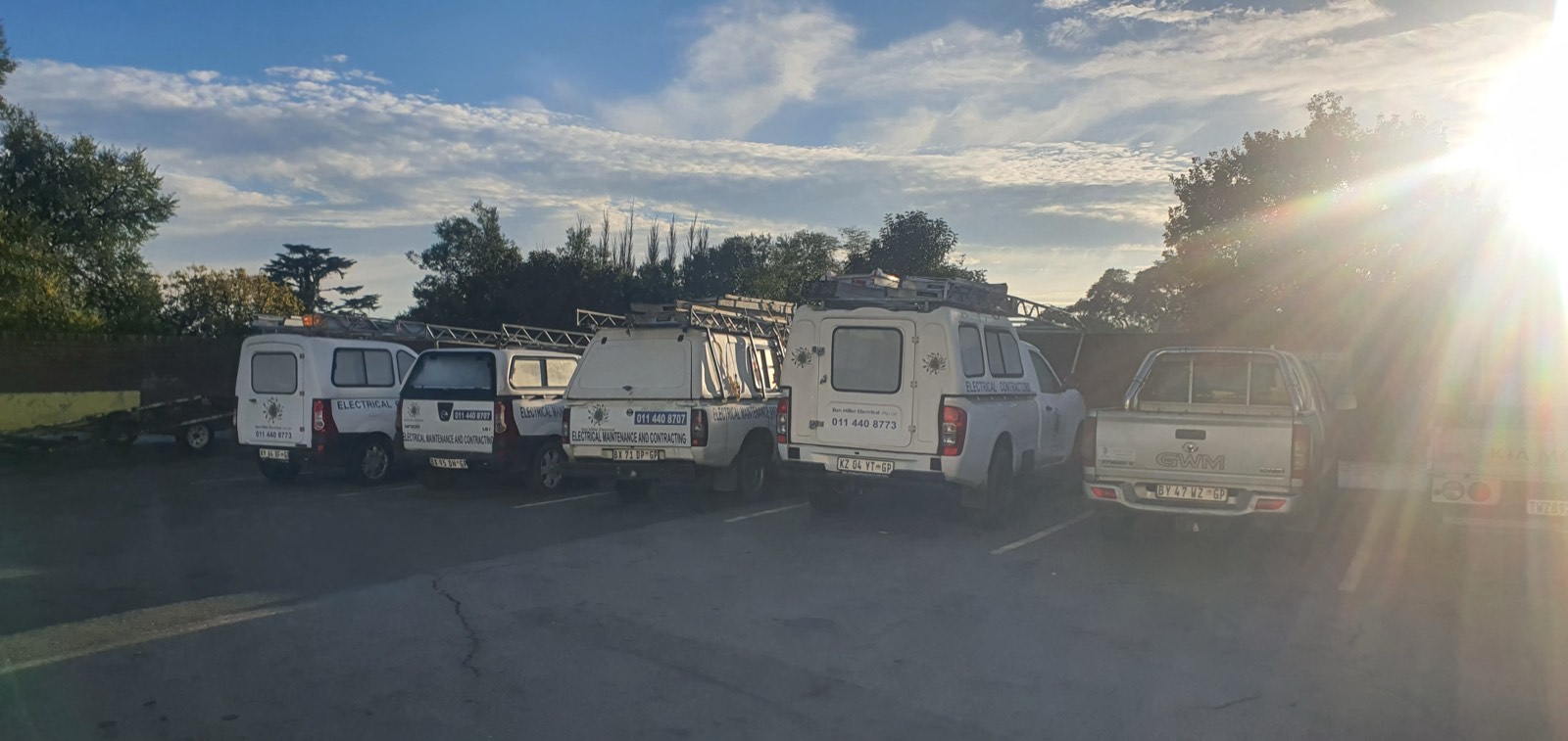 Ilan Miller Electrical fleet of branded vehicles